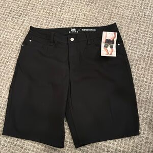 Lee Riders, Bermuda size 14, black denim.